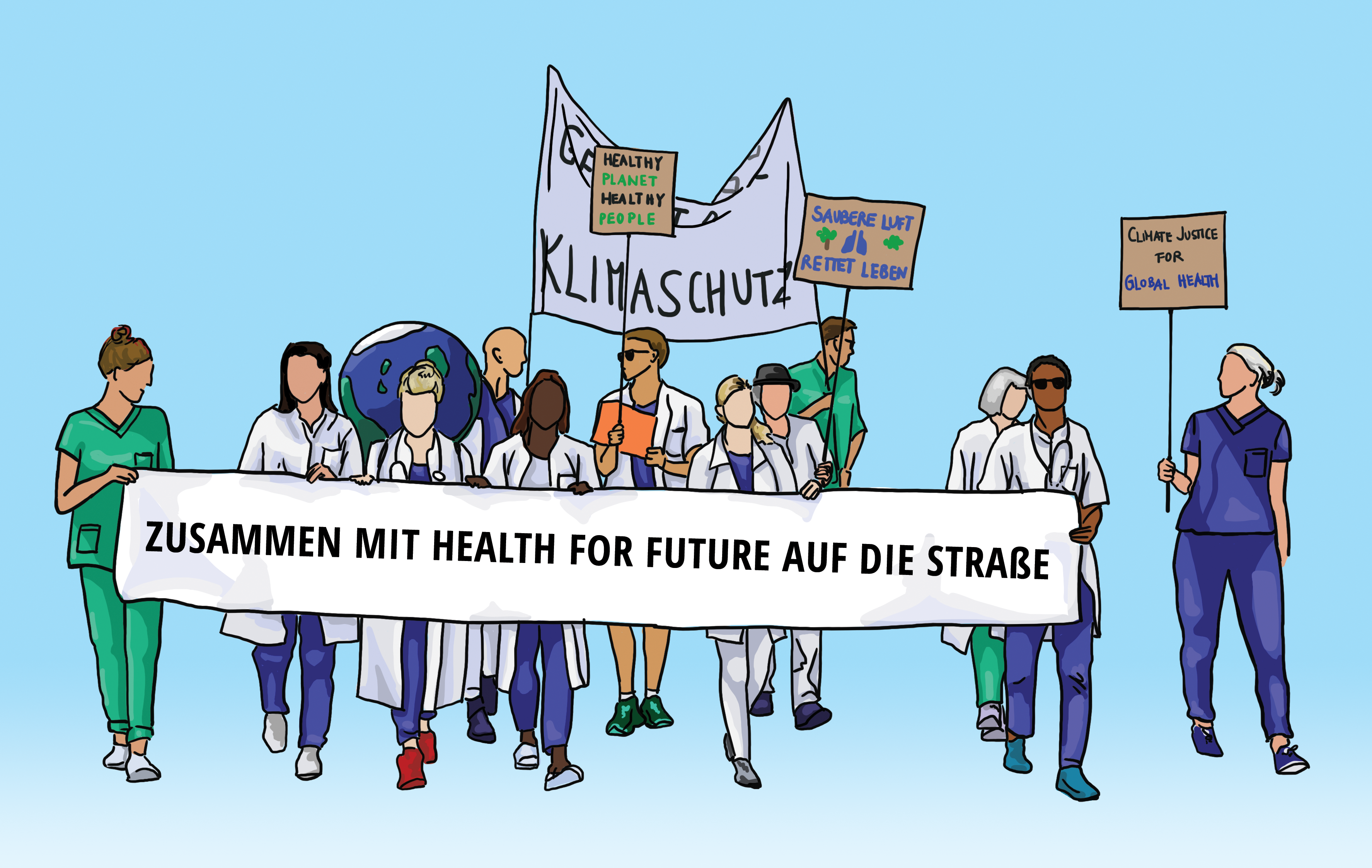 H4F Streikaufruf Website